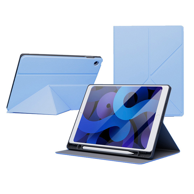For Samsung Tab S10FE K-Fold A9 Book Style Protective Case with Pen Slot Shockproof 11inch Tablet Pad Cover for 10.4 Inch