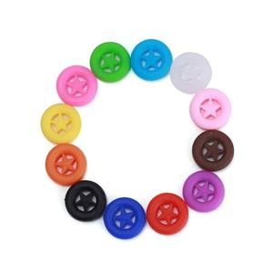 Anillos antideslizantes de silicona con diseño de estrella de cinco puntas, colores dulces, accesorios para gafas, cubre orejas para piezas de gafas - Product Image 1