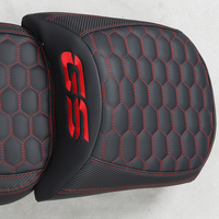 GANE GANE-MTC26 Funda de Asiento de Motocicleta Deportiva de Lujo Personalizada F900GS, Juego Completo de 2 Piezas de Cuero Genuino, Universal para las Cuatro Estaciones, 2 Años de Garantía