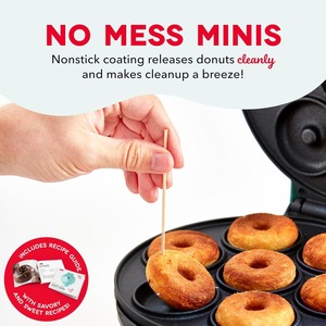 Máquina Eléctrica Mayorista para Hacer Mini Donas <span class=keywords><strong>de</strong></span> Acero Inoxidable para Coche, Hace 7 Donas Rápidas para Fiestas, Ideal para Postres Caseros - Product Image 6