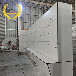 Casillero de Gimnasio Moderno, Compacto, Impermeable y Ecológico con Estación de Carga Integrada, de Alta Calidad para Oficinas, 2 Casilleros Compactos - Product Image 1
