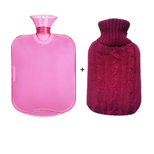 <span class=keywords><strong>Bouillotte</strong></span> 2L Vente en gros Sac d'eau chaude <span class=keywords><strong>Bouillotte</strong></span> en <span class=keywords><strong>caoutchouc</strong></span> PVC avec couvercle en tricot - Product Image 3