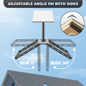 JH-Mech palo di montaggio Antenna durevole <span class=keywords><strong>e</strong></span> resistente alle intemperie metallo parabola palo montaggio per tetto piano - Product Image 2