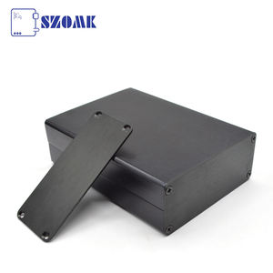 מארזי אלקטרוניקה קופסא שחור צבע אלומיניום צומת דיור מקרה/אלקטרונים מארז תיבה/wholesal אלומיניום מקרה - Product Image 3