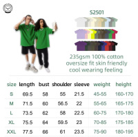 Impression DTF à la demande sur t-shirt pour homme, t-shirt uni 100% coton, 235 g/m², léger, POD et coupe et couture, style streetwear, coupe ample