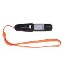DT8220 Mini Portable Non-Contact ABS IR Thermometer Pen Customizable Mini BBQ Food Temperature Tester Outdoor Industrial OEM ODM