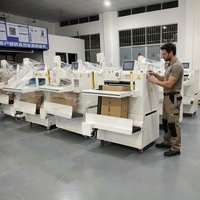 Machine d'emballage de colis entièrement automatique et intelligente à grande vitesse pour l'e-commerce, pour cartons en plastique, fournie par le fabricant