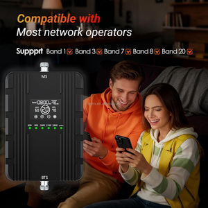 Amplificador de Señal de Teléfono Celular de 5 Bandas, Pantalla Táctil LCD Inteligente, 800/900/2100/1800/2600MHz, 70dB, Repetidor de Señal Móvil 4G LTE <span class=keywords><strong>5G</strong></span> - Product Image 3