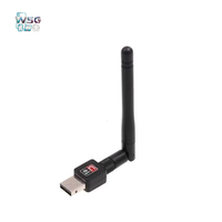 Adaptateur réseau WiFi USB sans fil SZ-Wisbuild, tout neuf, 150 Mbps, carte LAN avec antenne, sortie DC 802.11N pour ordinateur portable