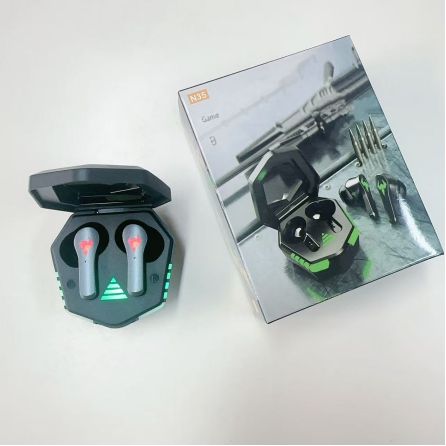 2026 Hot N35 TWS Gaming In-Ear Earbuds Pro Gamers Low Latency Wireless Headset Stereo Headphones With Mic LED Display