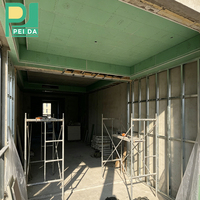 Plaque de plâtre en gypse vert anti-humidité, fournie directement par l'usine, pour projets de construction à forte humidité