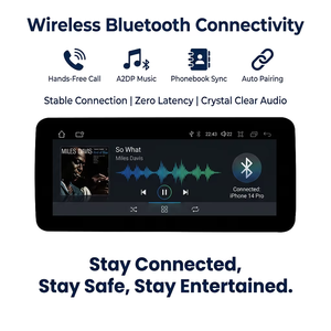 Wireless CarPlay <span class=keywords><strong>Android</strong></span> <span class=keywords><strong>Auto</strong></span> สำหรับรถยนต์ Mercedes Benz C Class GLC W205 S205 X253 V-Class W447 วิทยุติดรถยนต์ มัลติมีเดีย ระบบนำทาง <span class=keywords><strong>GPS</strong></span> - Product Image 4