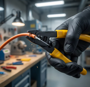 Herramienta Peladora de Fibra Óptica SC FTTH CFS-3, Amarilla, de Kirsite, para Cable de Conexión, Marca FASO, Compatible con 5G/Wi-Fi, Servicio OEM - Product Image 1