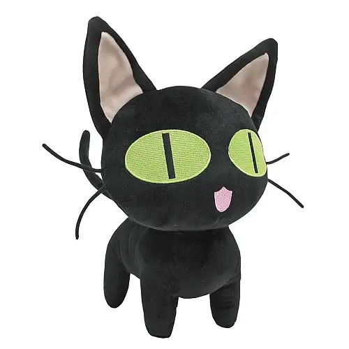 Boneka Mainan Mewah Kucing Hitam Mainan Lembut