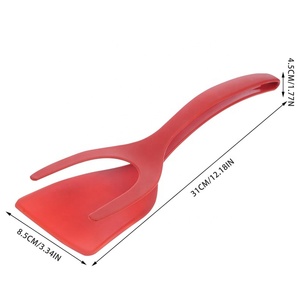 Espátula/Pinzas 2 en 1 Snowboy, Antiadherentes, Ecológicas, <span class=keywords><strong>de</strong></span> Nailon y Silicona, Resistentes al Calor, para Panqueques, Filetes y <span class=keywords><strong>Pan</strong></span> - Product Image 5