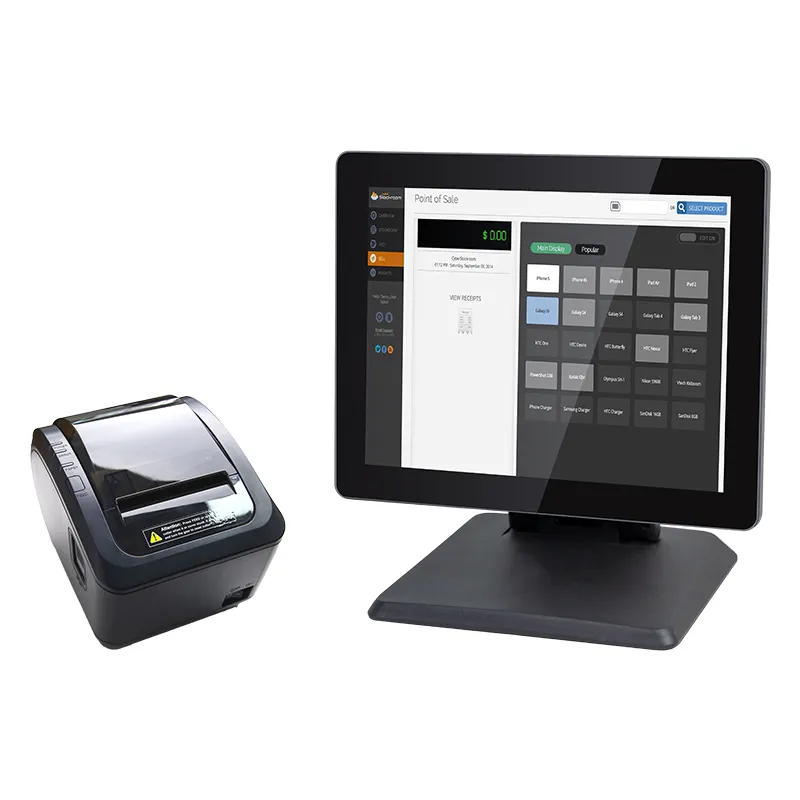 Pos System Electronic With Qr Code Scanner Thermal The Windows Retail Cashier Machine Cash Register