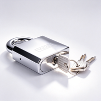 Cadenas de sécurité Valor PB06 2026 en laiton massif de haute qualité, HRC60-65, 70 mm, avec corps de serrure à cylindre à angle biseauté et clé carrée