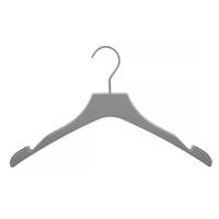 Cintre en plastique enduit de caoutchouc de haute qualité différent conception unique adulte chemise pantalon personnalisé cintre en plastique