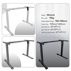 Promotion de meubles de <span class=keywords><strong>bureau</strong></span> minimalistes modernes, <span class=keywords><strong>bureau</strong></span> vertical <span class=keywords><strong>assis</strong></span> multifonctionnel à moteur unique réglable <span class=keywords><strong>en</strong></span> hauteur électrique - Product Image 3