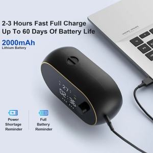 Dispensador de Jabón Eléctrico Sin Contacto, Recargable por USB, con Sensor de Movimiento Corporal, Pantalla Digital - Product Image 6