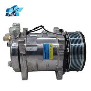 Compresor de Aire de 24 Voltios para Camión, Compresor Automotriz 8PK, Compresor de Aire Acondicionado para Auto - Product Image 3