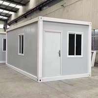 Maison préfabriquée en conteneur prête à être expédiée, aménagement personnalisé, maison modulaire portable pour utilisation dans un projet résidentiel