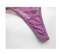 Nouvelles culottes string sexy pour femmes en coton tricoté, dentelle transparente, taille mi-haute, écologiques, respirantes, grandes tailles, douces