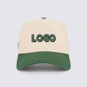 Gorras de Béisbol Originales Personalizadas, Estilo Snapback, Dos Tonos, Visera Curva, Parche Tejido, 100% Algodón, Gorras Deportivas Lisas - Product Image 1