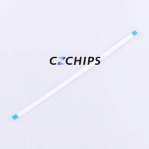 JS10A-06P-250-4-8 FFC Cable (Flexible Flat Cable) P=1mm Connector 6P 1mm 0.3mm Non-Inverting - Product Image 2