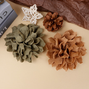 Yupu Fabric Flower Craft Camellia Shape Handmade Home <b>Decoration</b> Hair <b>Shoe</b> Bag Accessories - Product Image 1