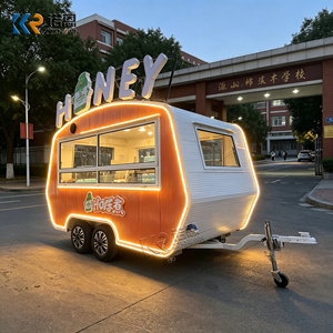Desain Modern Nautical Mobile Food Van Trailer Katering Lengkap dengan Interior Kustom untuk Usaha Kecil - Product Image 4