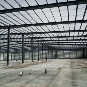 Poutre en acier au carbone et colonne pour entrepôt/atelier/maison modulaire préfabriquée avec système de toiture et de drainage - Product Image 5