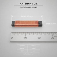 Bobina de Antena Profesional Personalizada, Núcleo de Ferrita, Bobina Inductora para Receptor de Señal de Comunicación por Radio, Venta al Por Mayor de Fábrica