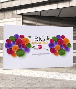 Curved Top Thick Aluminum Alloy Adjustable Height Custom Sublimation Fabric Foldable Promotion Display <b>Stand</b> - Product Image 3