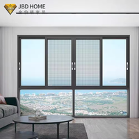 Ventana Corredera de Aleación de Aluminio Insonorizada con Certificación AS2047 para Protección de Balcón de Viviendas Residenciales y Villas