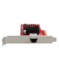 Nueva Tarjeta de Red Interna para Servidor LAN PCIe3.0-4X de 5 Velocidades y Multi-Gigabit, 10G/5G/2.5G/1G RJ45, Tarjeta de Red Gigabit PCI-E X4 en Stock