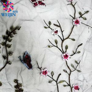 Kustom tujuh warna bordir cetak Tulle kain jala kuat Warp kain rajut untuk bunga pakaian kasual wanita - Product Image 5