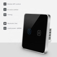 Interrupteur tactile intelligent Tuya Zigbee, câblage N+L, 10A, interrupteur mural, application Smart Life, compatible Alexa, norme EU/UK