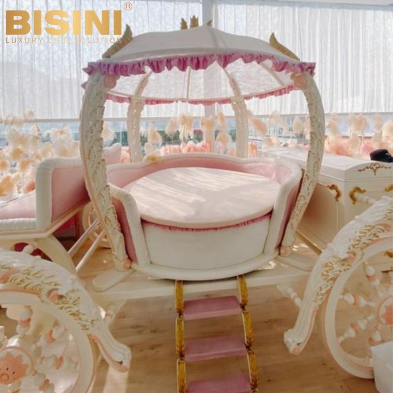 Luxury Princess Carriage Beds Elegant Stylish Children's Furniture