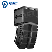 Système de sonorisation professionnel à ligne active double 10 pouces avec amplificateurs pour concerts, scènes et événements en extérieur