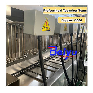 Baiyu Industrial nuevo automático eléctrico <span class=keywords><strong>y</strong></span> Gas patatas fritas máquina para freír patatas fritas <span class=keywords><strong>y</strong></span> filtro de aceite freidora - Product Image 6