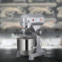 Batteur Mélangeur Professionnel B20L 500W en Acier Inoxydable avec Crochet Pétrisseur Fouet Batteur pour Nouvelles Boulangeries & Restaurants pour Pâtes & Farines