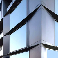 Panneau en aluminium argenté/doré pour mur-rideau, décoration extérieure de bâtiment (projet résidentiel/commercial) |   Prix de gros