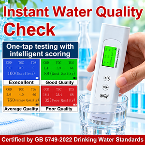 Testeur de qualité de l'eau Linshang LS310 6 en 1 pour la mesure du DCO, du TCO, du TDS, de l'EC, de l'UV275 et de la température - Product Image 6
