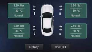 Sistem monitor tekanan ban nirkabel, <span class=keywords><strong>TPMS</strong></span> usb universal bawaan eksternal, cocok untuk layar Android - Product Image 3