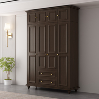 Armoire moderne de style tendance avec un grand espace de rangement, en MDF durable, pour la chambre à coucher et l'hôtel