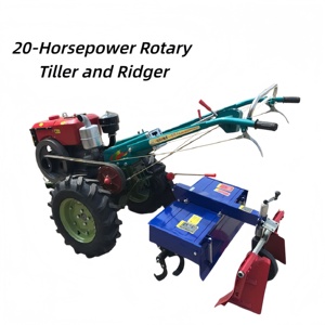 Trattore Agricolo a Due Ruote con Aratro a Disco <span class=keywords><strong>per</strong></span> la Coltivazione del Terreno - Product Image 1