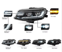 Kit de Modificación de Faros Delanteros LED Vland de 12 V y 35 W con 4600 Lúmenes para Chevrolet Camaro 2016-2018, Nuevo
