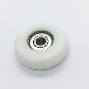 High quality 34.5mm 34mm boat rowing seat plastic roller wheel 6x34.5x11mm with S626 bearing bore 6mm