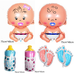 Palloncino in Foil per Baby Shower, Passeggino, Rivelazione del Sesso Maschio o Femmina, Decorazione per Annuncio di Nascita - Product Image 3